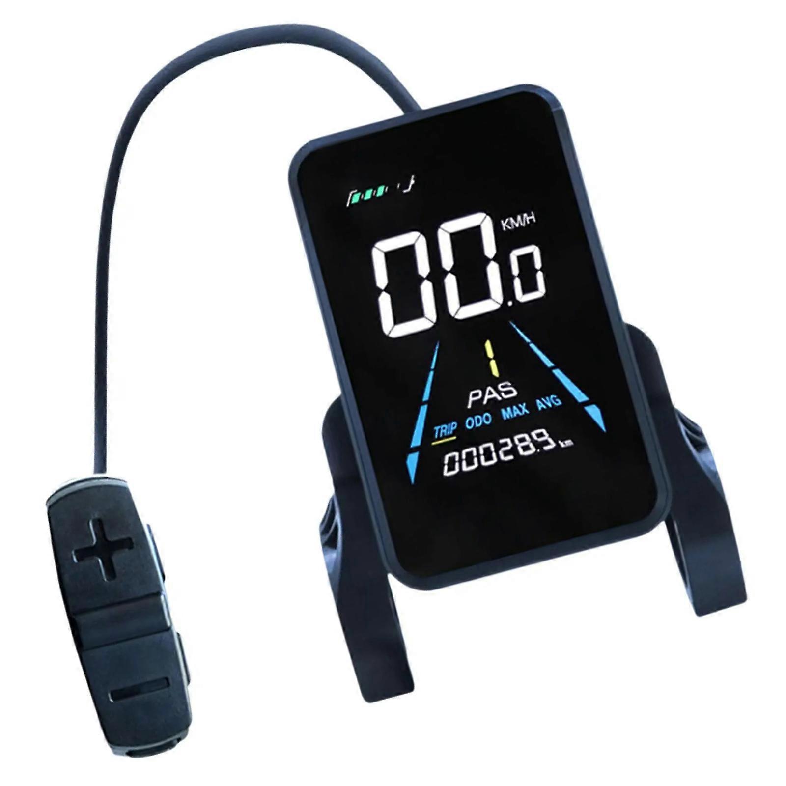 Upgraded Electric Bicycles Dashboards with Turn Signal Alerts Fault Code Display Speed Warning Multicolor