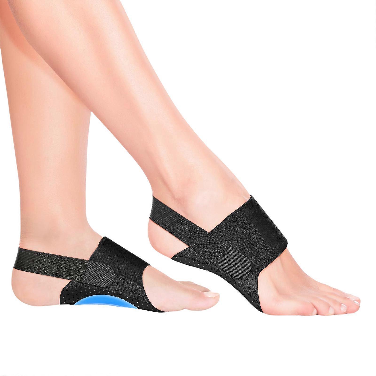 Non-Slip Padding Foot Support Straps Providing Custom Assistance for Flat Foot Alignment Foot Correction and Foot Fatigue Reduction Multicolor