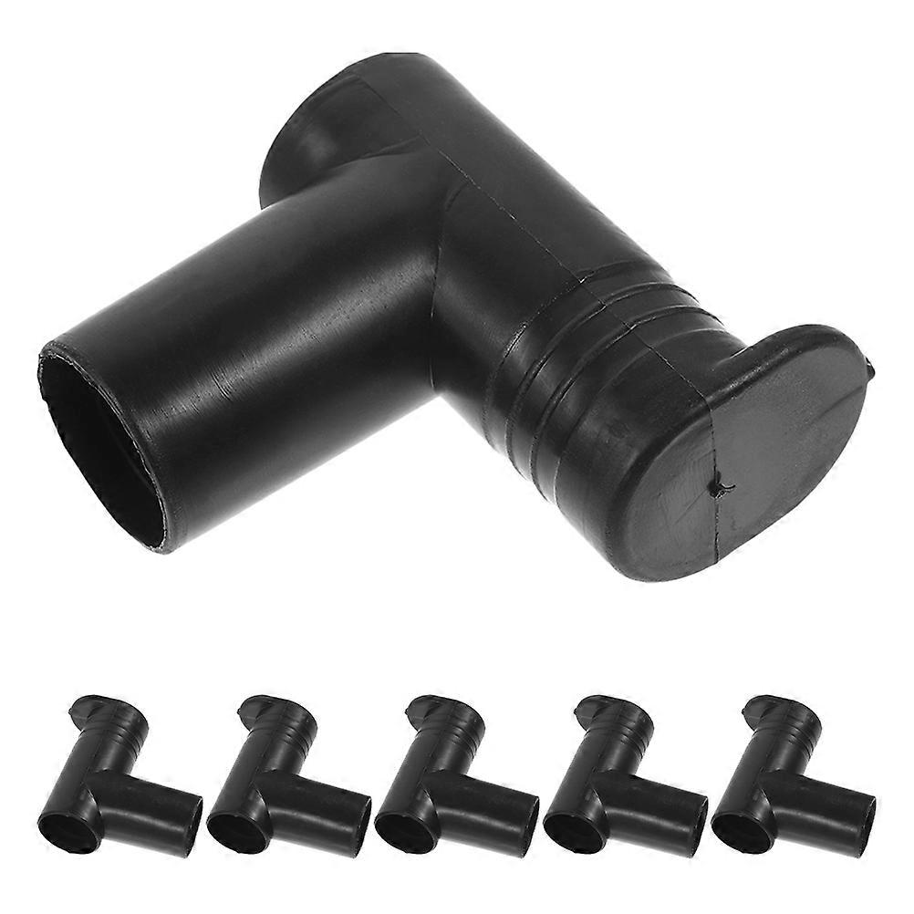 Plastic Clothes Drying Rack Joints for 6Pcs Black Clothes Rail Connectors