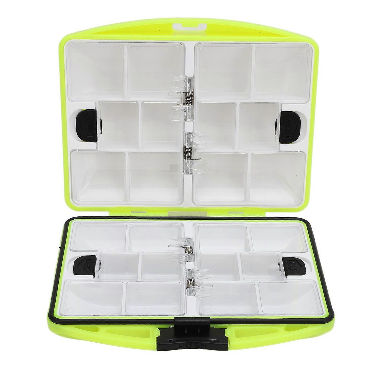 Fishing Hook Storage Box Double Sided Fishing Hook Tackle Organizer Multi Compartment Hook Storage C