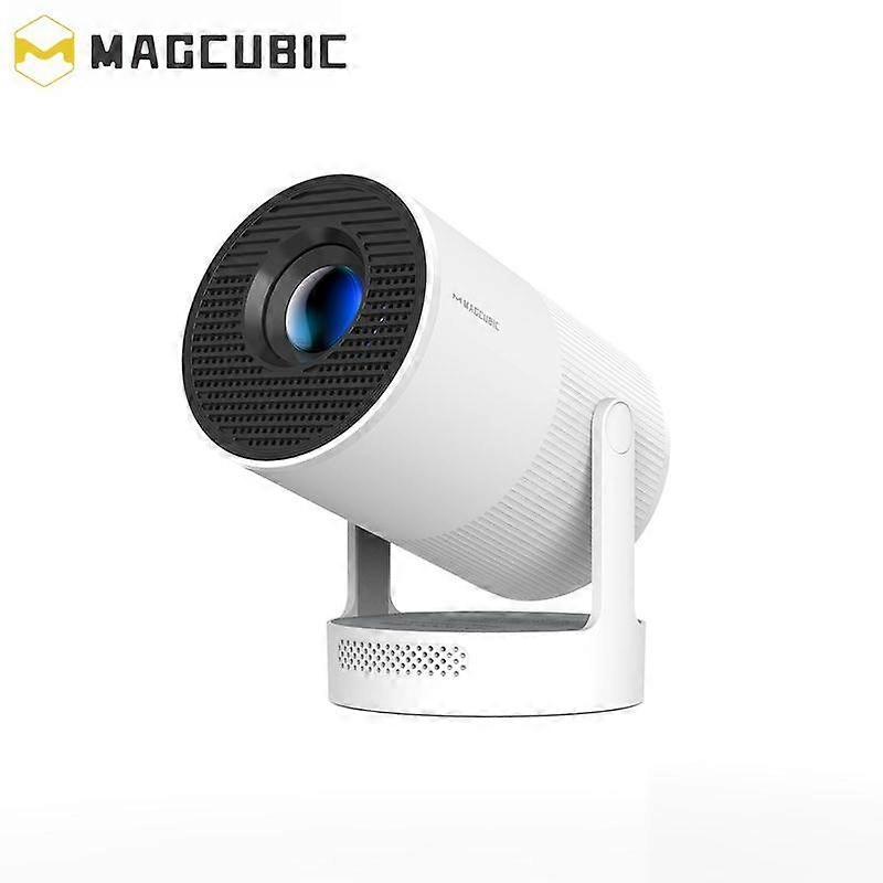 MAGCUBIC HY300Plus Smart Projector, 300ANSI Electronic Focus LED Projector with 150" Screen, Auto Keystone Correction Mini Portable Multi Fu