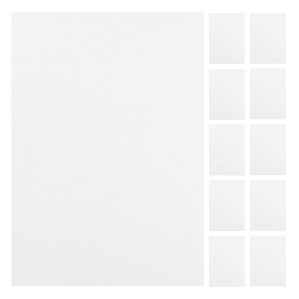 100PCS Foam Printing Plates: A4 Crafting White Foam Sheets Board Papers Set for Christmas Scrapbooking Card Making DIY Crafting Printing Stamp Classro