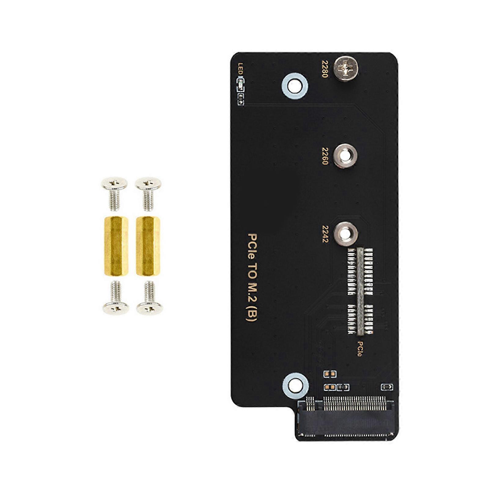 PCIe To M.2 Adapter (B) Card For for CM4 M.2 Drive Hard Drive Rapid Read and Write Multicolor