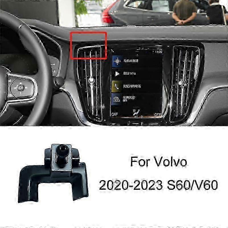 For Volvo Left Driving Car-Mounted Special Mobile Phone Navigation Bracket Base