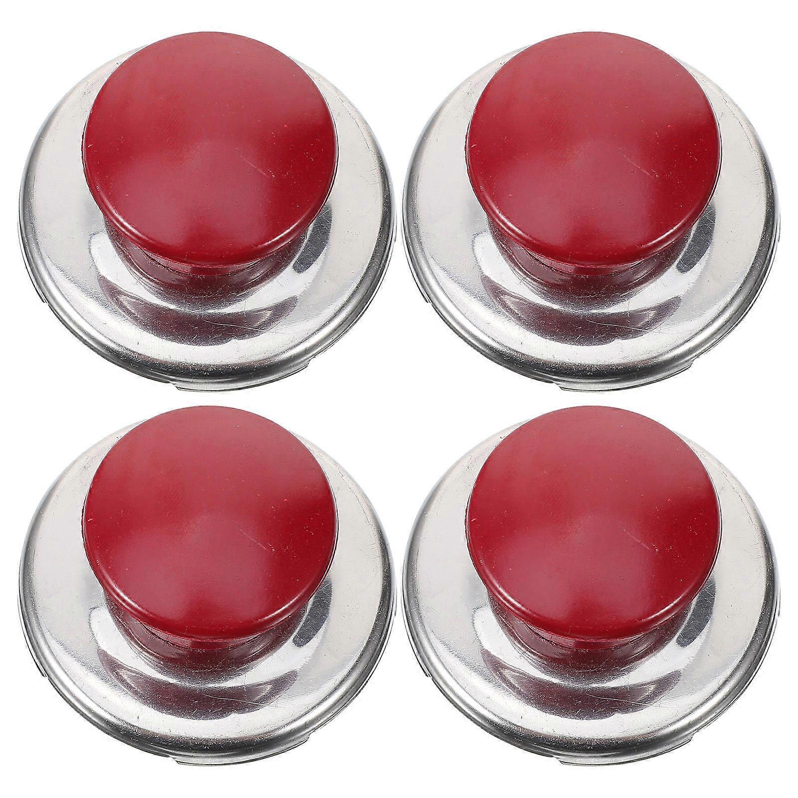 Water Kettle Replacement Lid Handle Round Kitchen Use Multi Material Anti-Scald Replacement 4Pcs