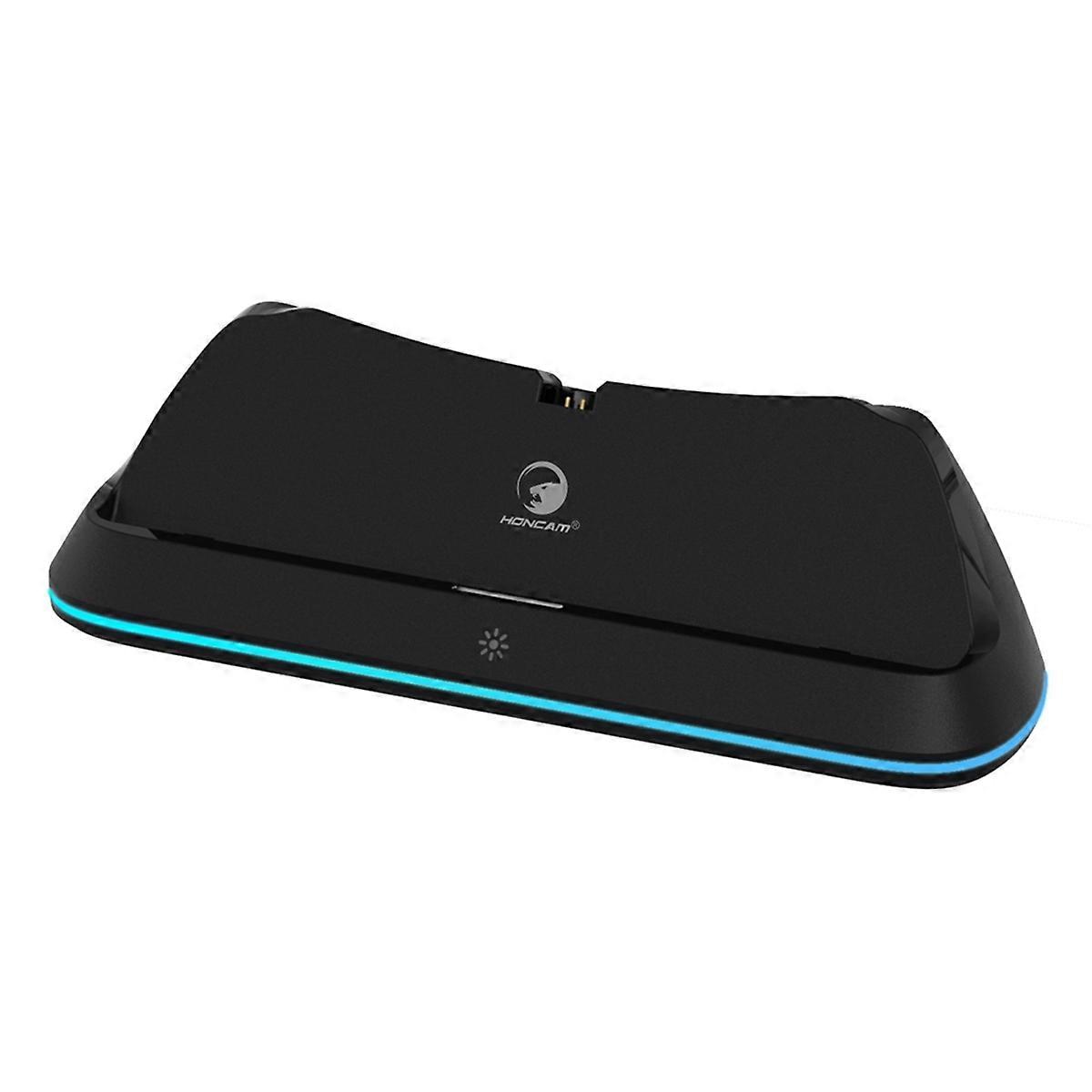 Charging Dock Station for Portal 7 RGB Light Modes Game Console Charging Stand with Tri-Protection Safety,B