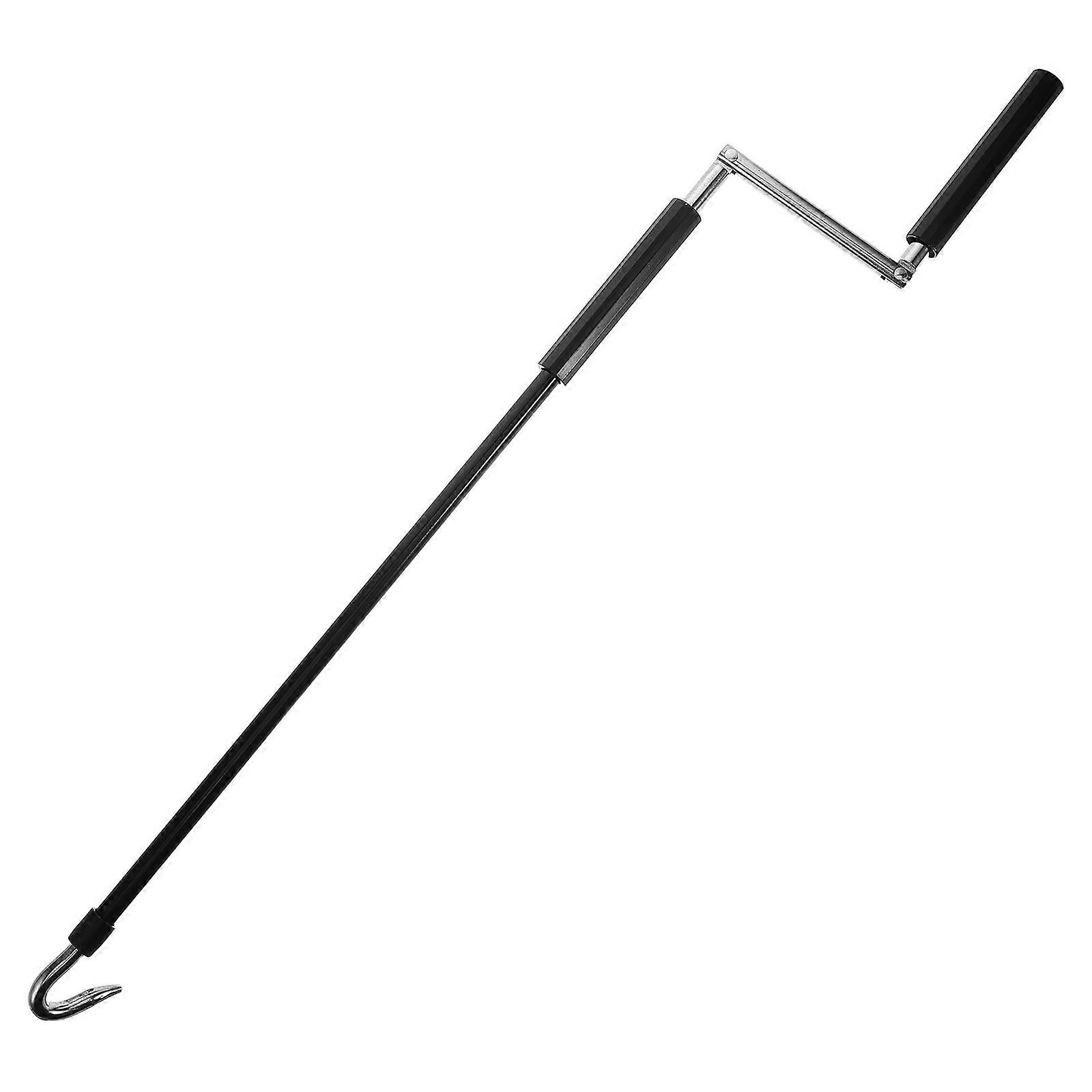 Manual Awning Crank Handle Black for Universal Shade Canopy