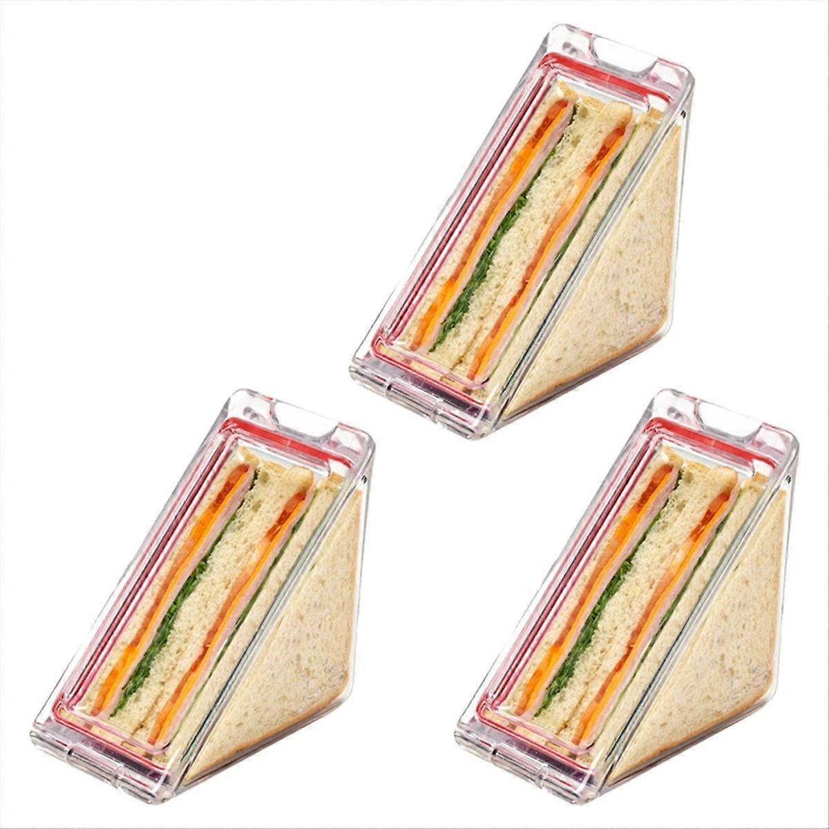 Bakery Packaging Small Sandwich Box Triangle Sandwich Containers