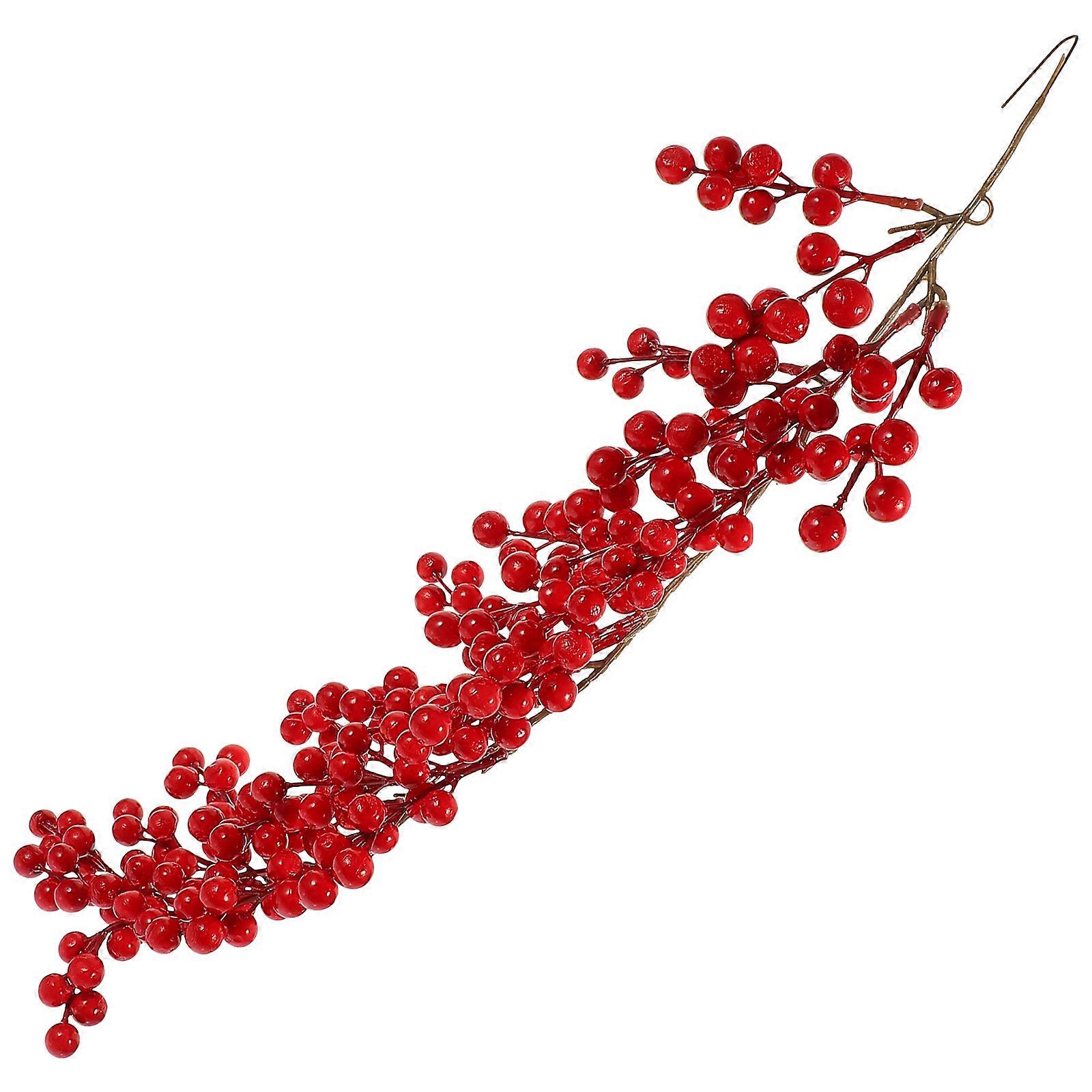 Artificial Berry Stem Christmas Berries Holly Berry Branch For Christmas Tree