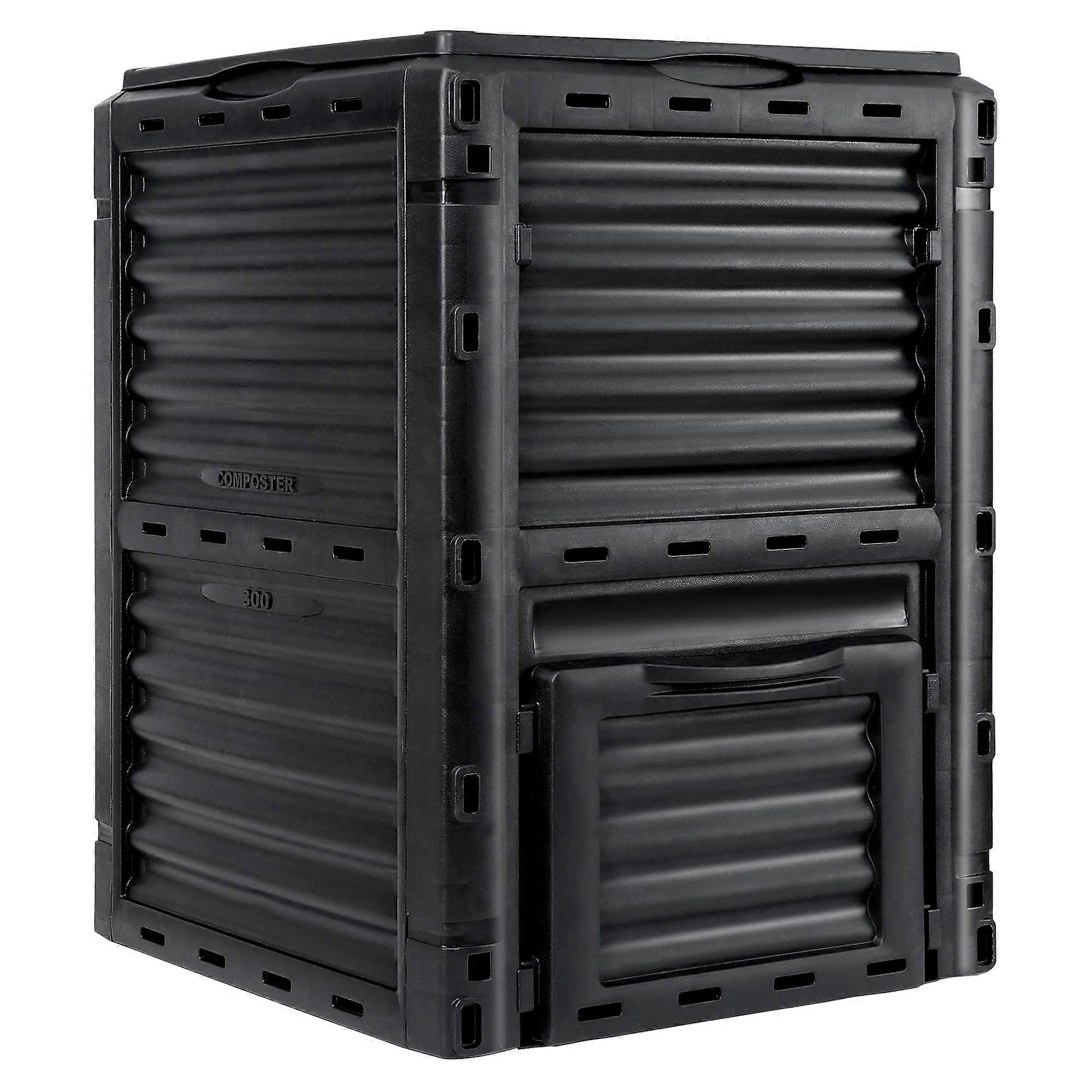 80 Gallon Compost Bin BPA  Large Outdoor Composter with Ventilation and Easy Access