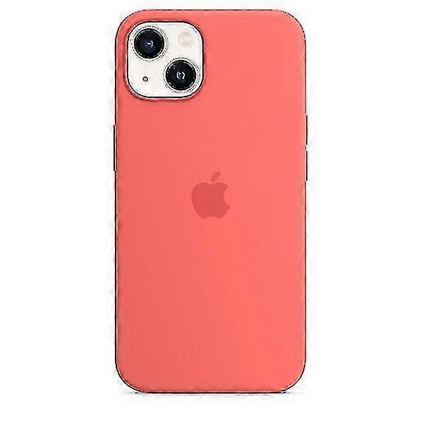 Silicone Case with Magsafe for compatible with iPhone 13 Mini Pink Pomelo
