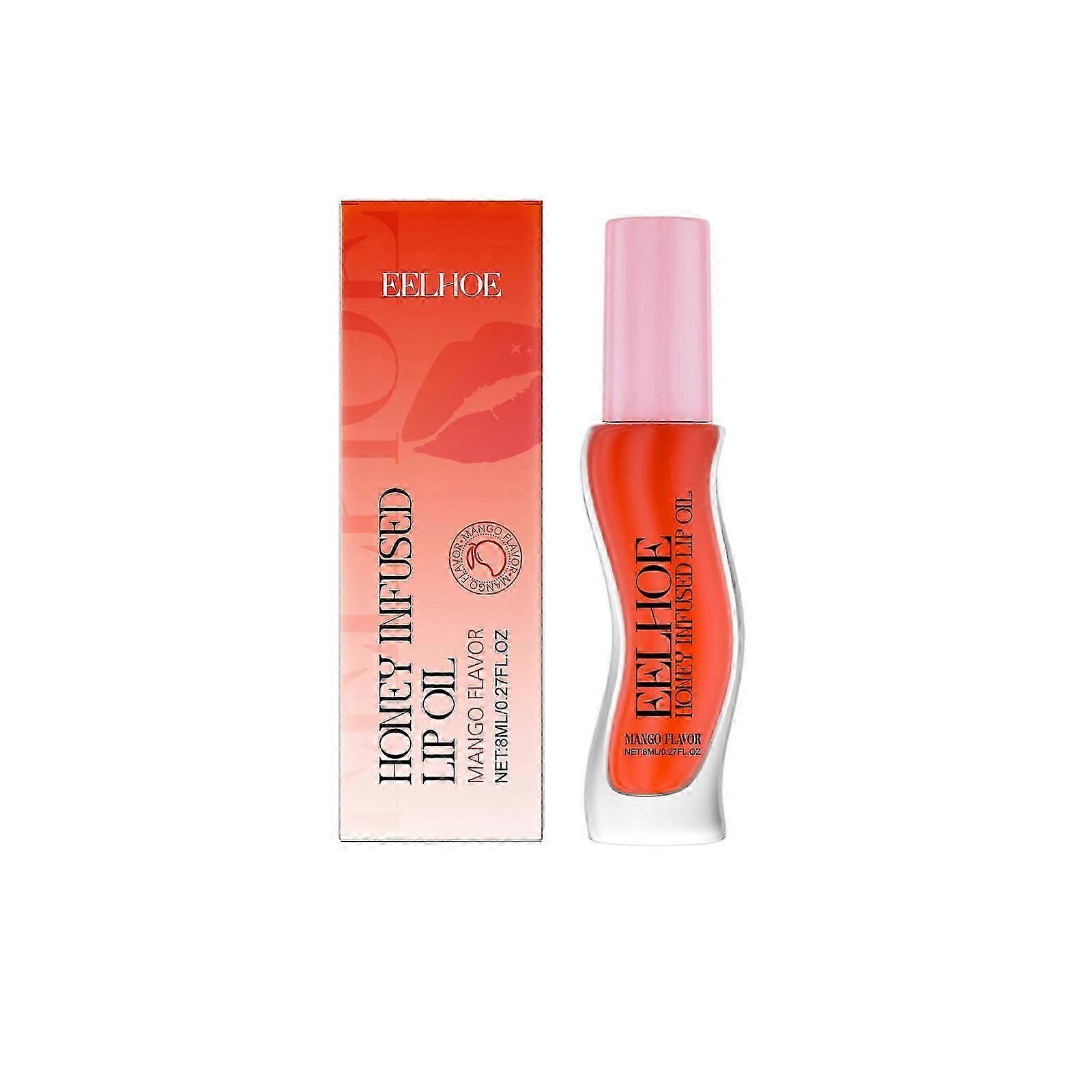 Mango Lip Oil - Moisturizing, Non-Sticky Shine Enhancer, All Lip Types, 8ml