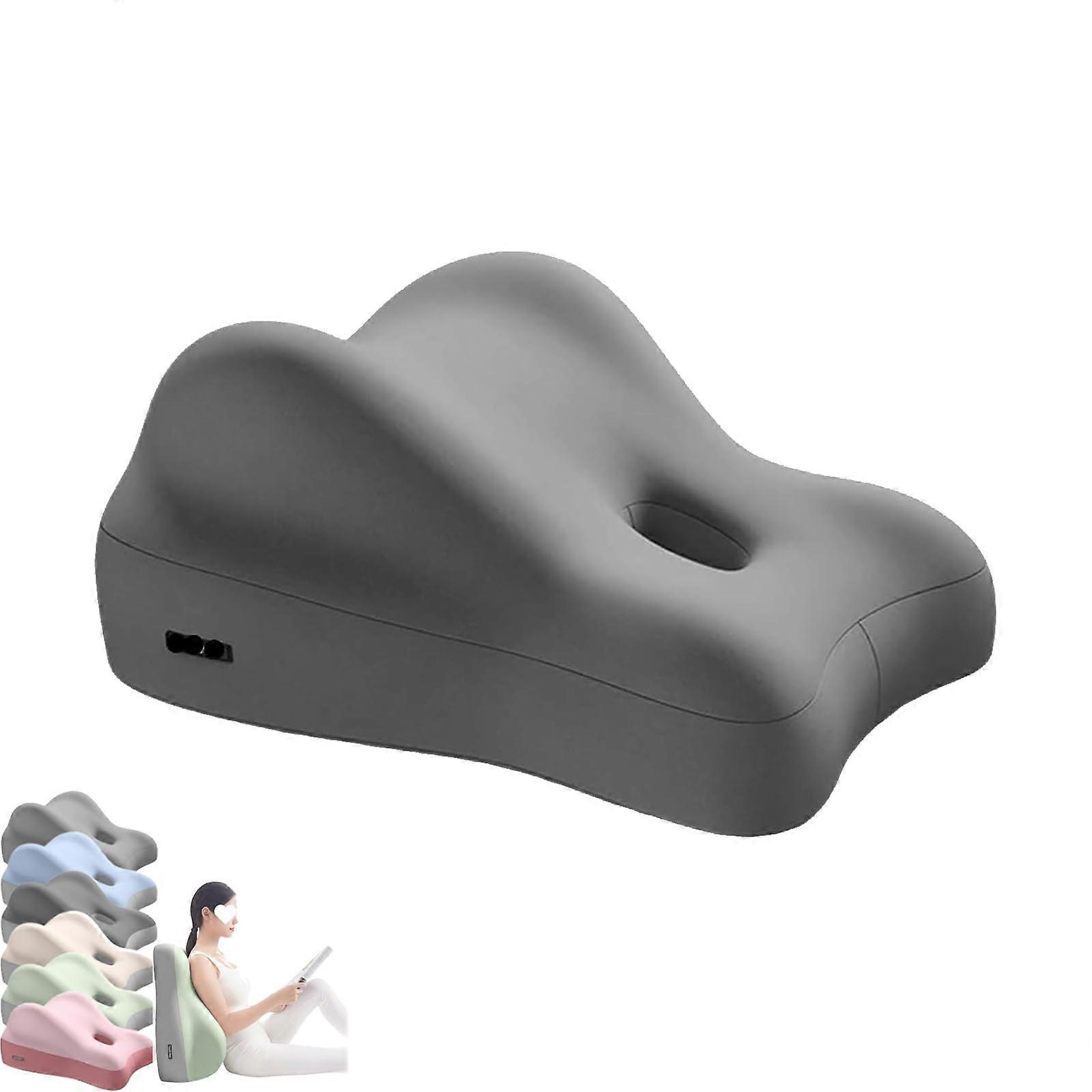 Couples Butt Cushion with Ergonomic Posture Support and Memory Foam Pregnancy Pillow for Long Sitting Sessions – Gray