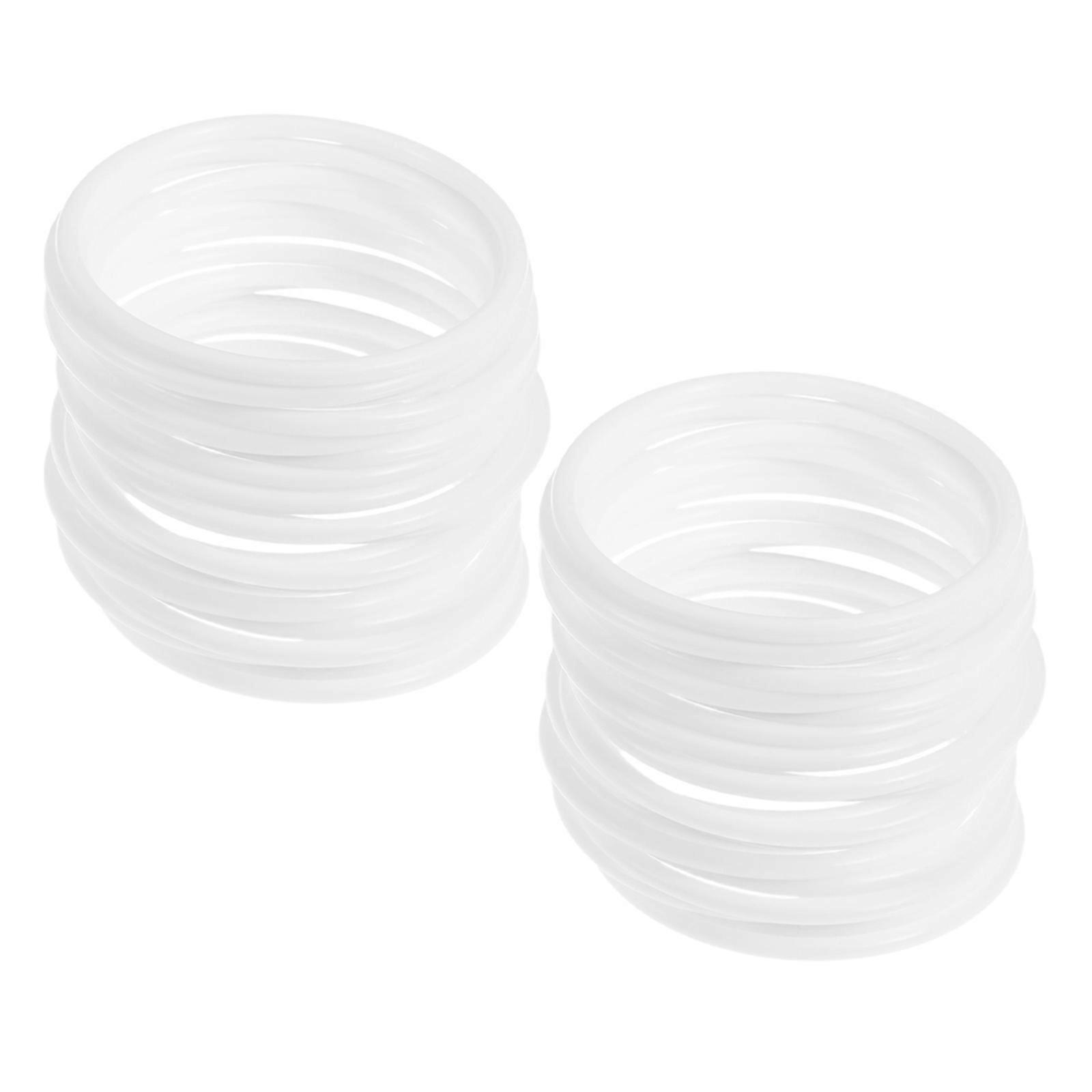 30Pcs Plastic Wreath Hoops Macrame Wall Hanging DIY Craft Dream Catcher Frames