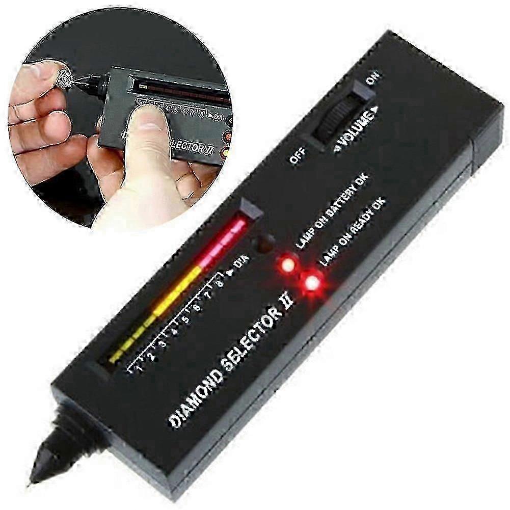 Portable Diamond Tester Kit With Gemstone Pen - Gold Jewelry Testing Tool For Professionals Beginners (Led Display)_cp -NEW