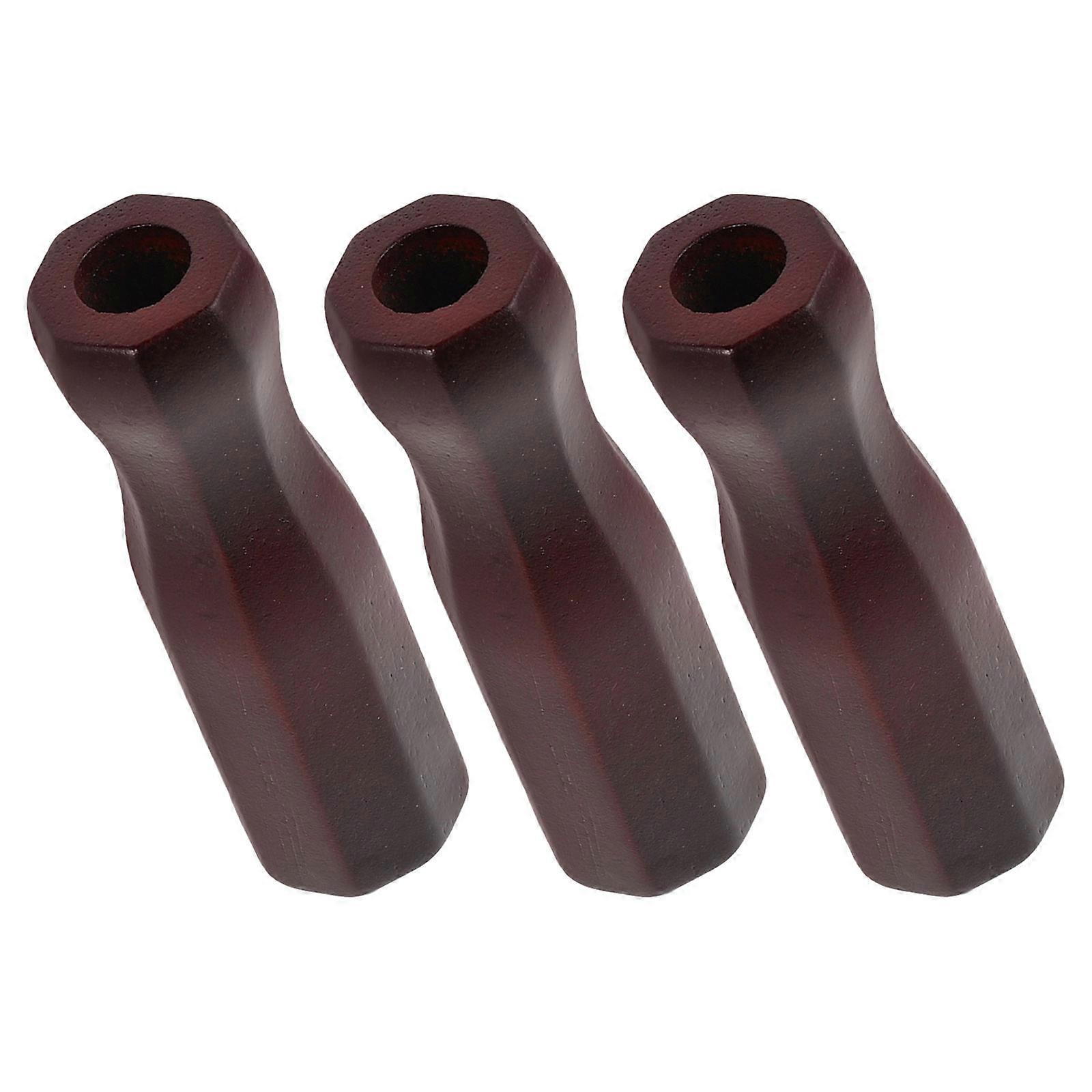 Wood Foosball Handle Table Football Handle for Tools 3Pcs Replacement