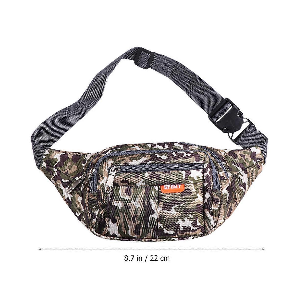 Camouflage Waist Pack for Storage Use with Multifunctional Design