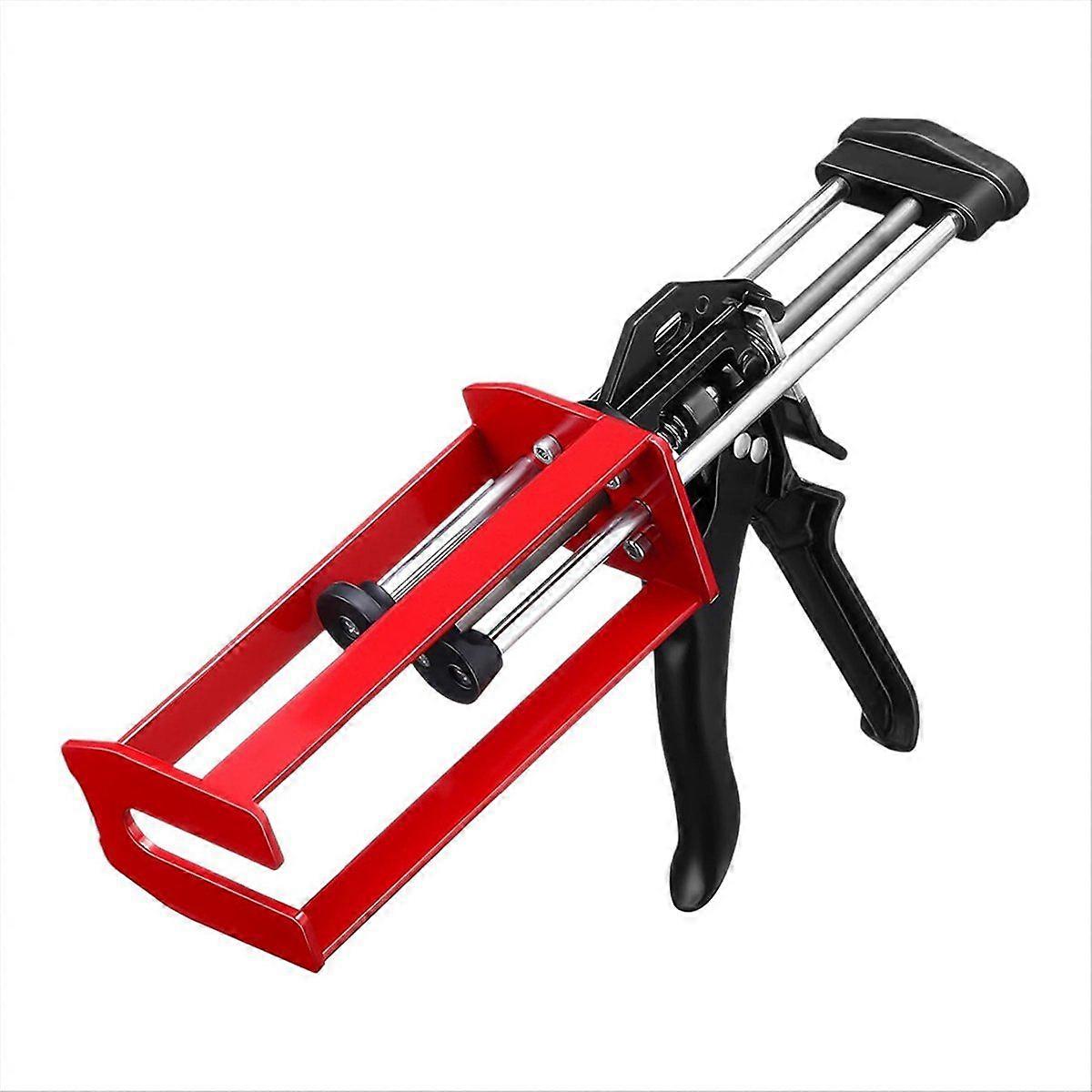 Dual Component Epoxy , 200 Ml Manual Double Caulking for Adhesives, Mix Ratio 1:1 and 2:1, Red