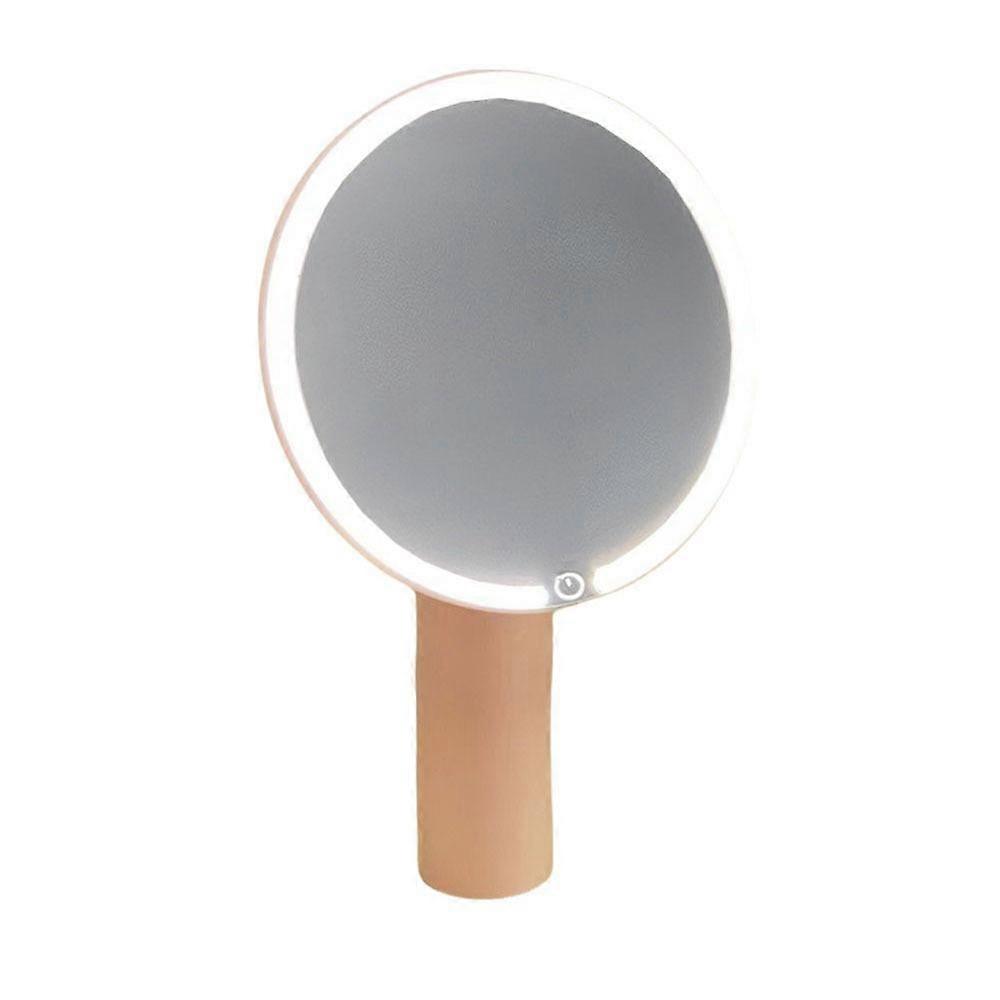 USB Charging LED Makeup Mirror 3 Color Lights Lighted Desktop Mirrors  Makeup Application