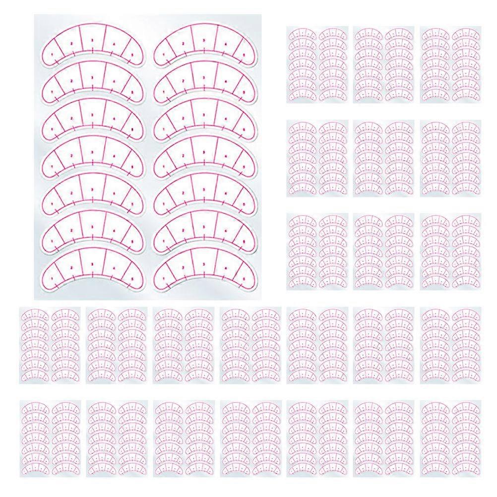 Eyelash Extension Tool with 50 Sheets Eyelash Tapes for Makeup White Lightweight Practical