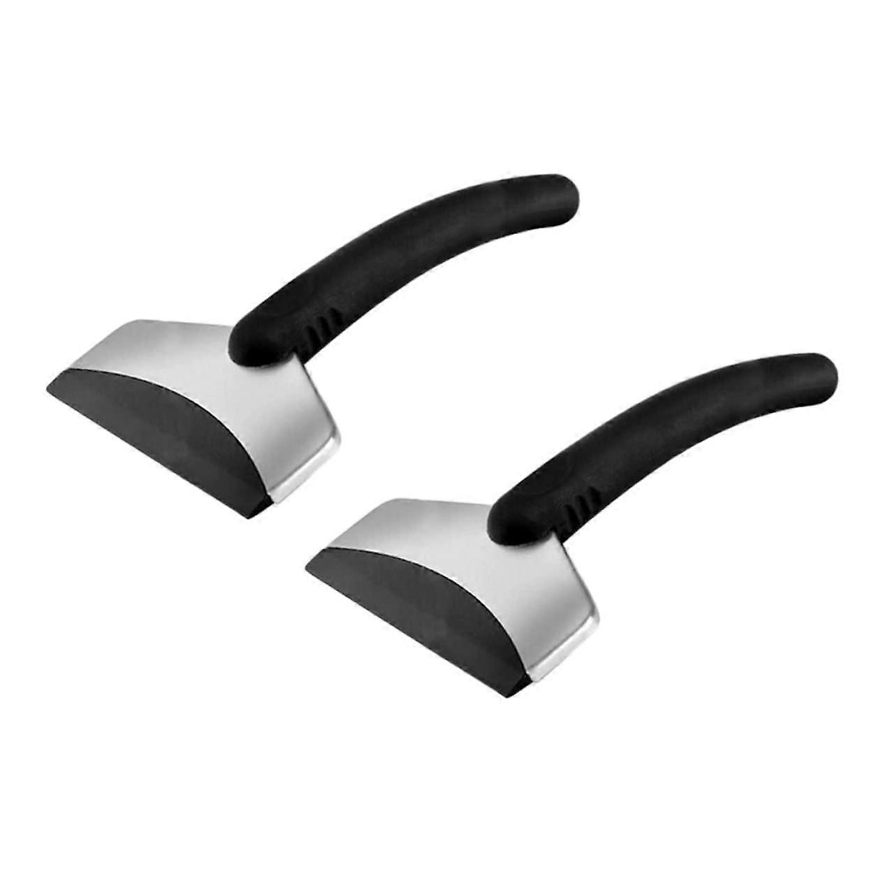 2pcs Car Ice Scraper and Snow Shovel for Windshield Snow Removal with Ergonomic AntiSlip Handle
