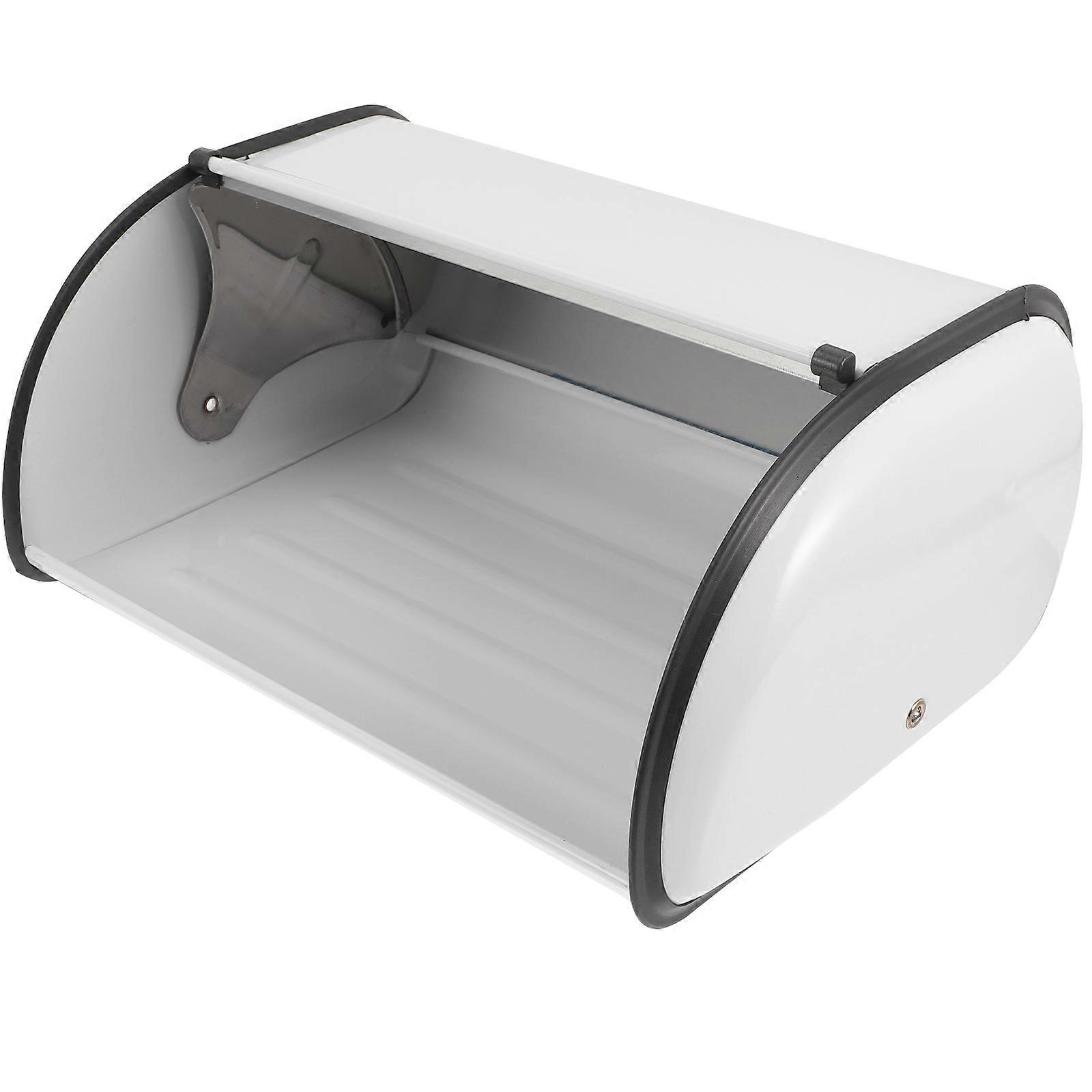 Bread Box Metal Storage Container for Shop Countertop