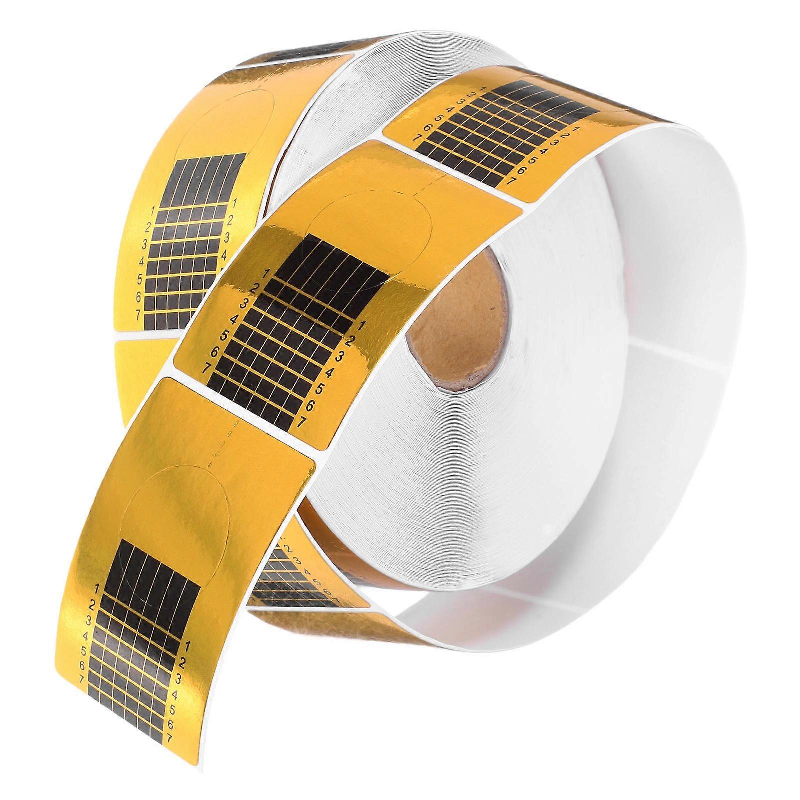 Self-Adhesive Nail Art Guide Forms for Gel Nails 500Pcs Pack