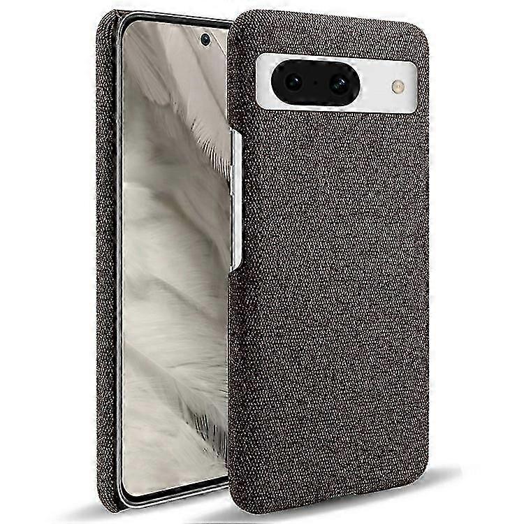 Compatible For Google Pixel 8a Case Fabric Cloth+PC Solid Color Design Back Phone Cover 26s