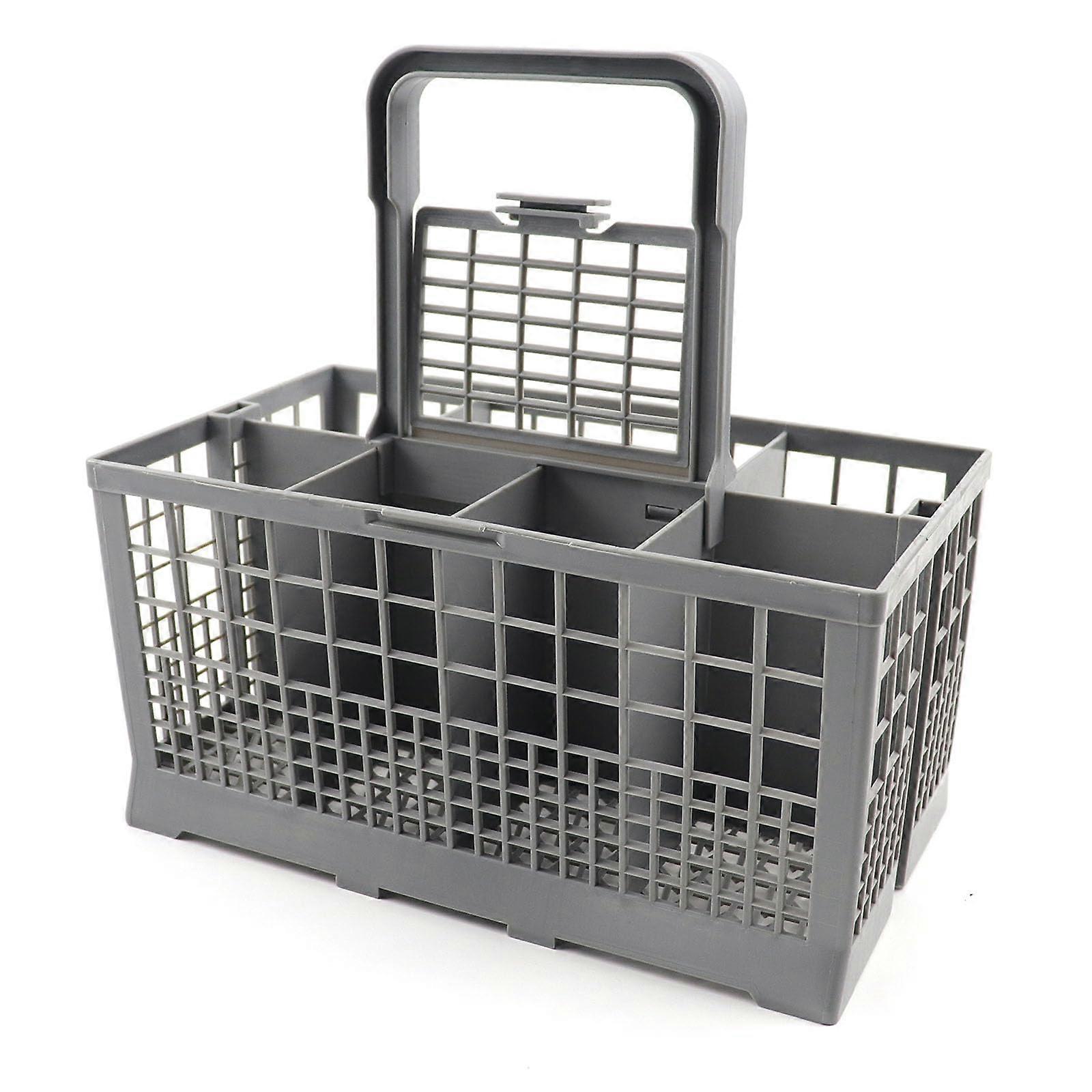 Universal Replacement Dishwasher Cutlery Basket with 7 Compartments, Fits Most Full Size Models