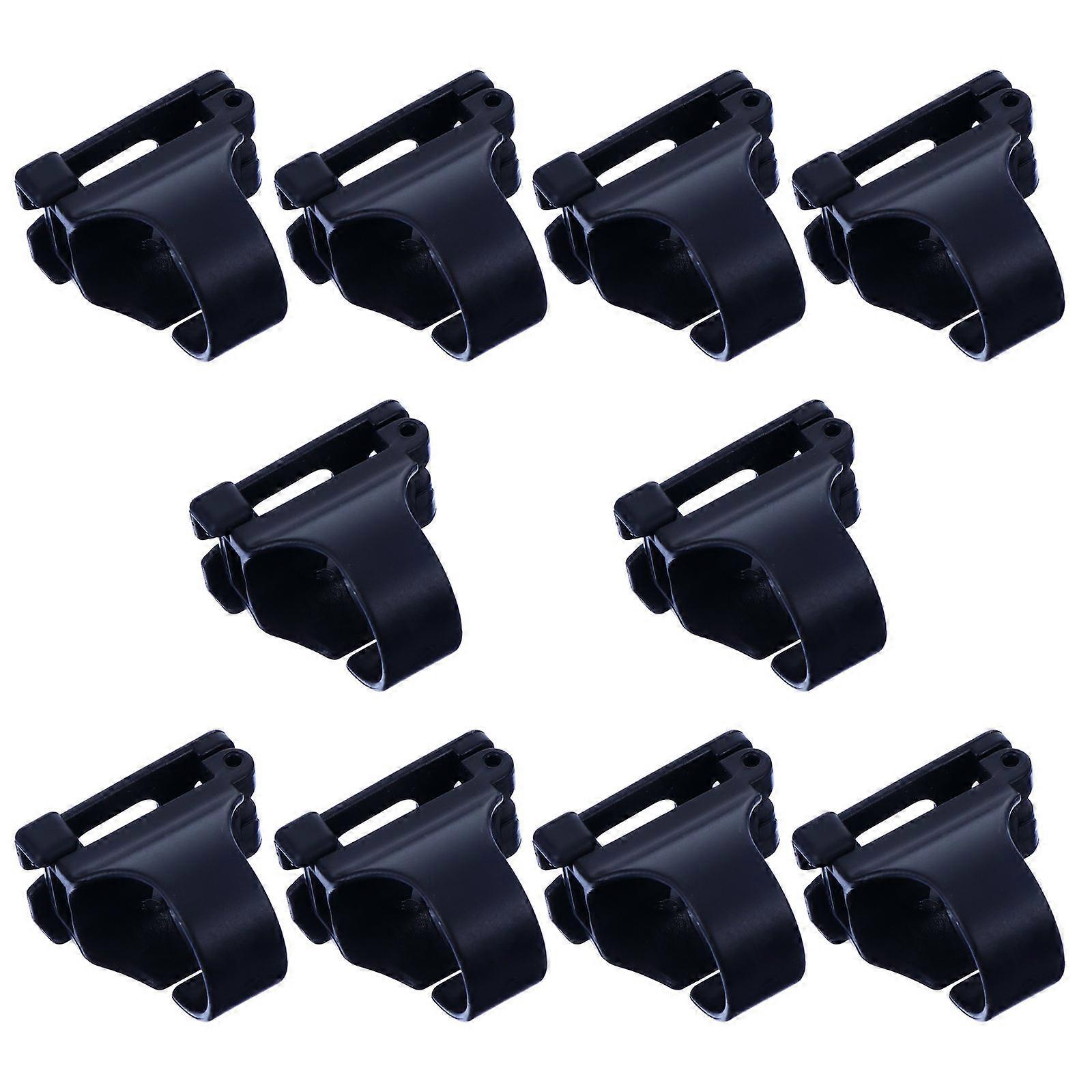 Snorkel Strap Diving Equipment for Mask Attachment 10 Pieces Black