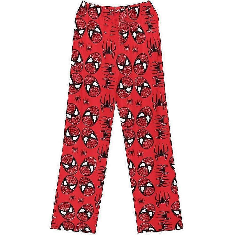 26-27 Women Girls Cartoon Pajamas Pants Nightwear Cute Kitty Cat Spiderman Printed Sleepwear Loungewear Pants