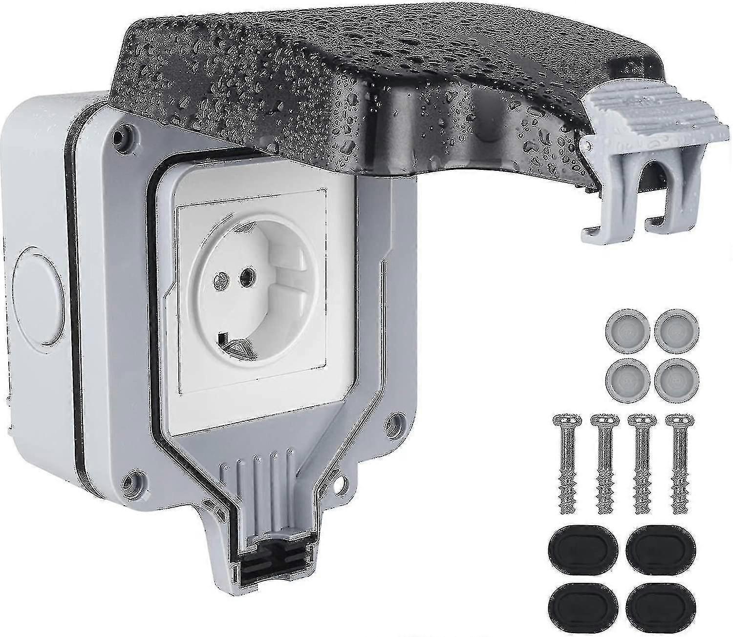 25-26 Waterproof Outdoor Wall Socket IP66