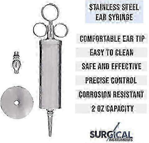 Jeringa metálica EAR 2 oz de SurgicalOnline
