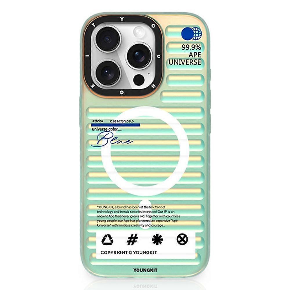 YOUNGKIT Gradient Series for iPhone 16 Pro Case Compatible with MagSafe IMD TPU Back Cover