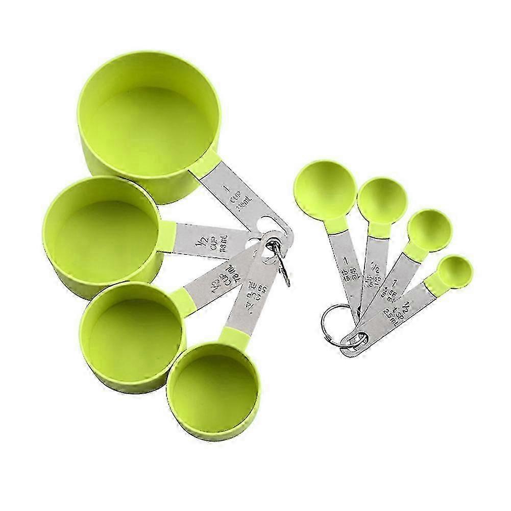 8pcs Stainless Steel Measuring Spoons Set for Baking & Cooking, Premium Kitchen Tools