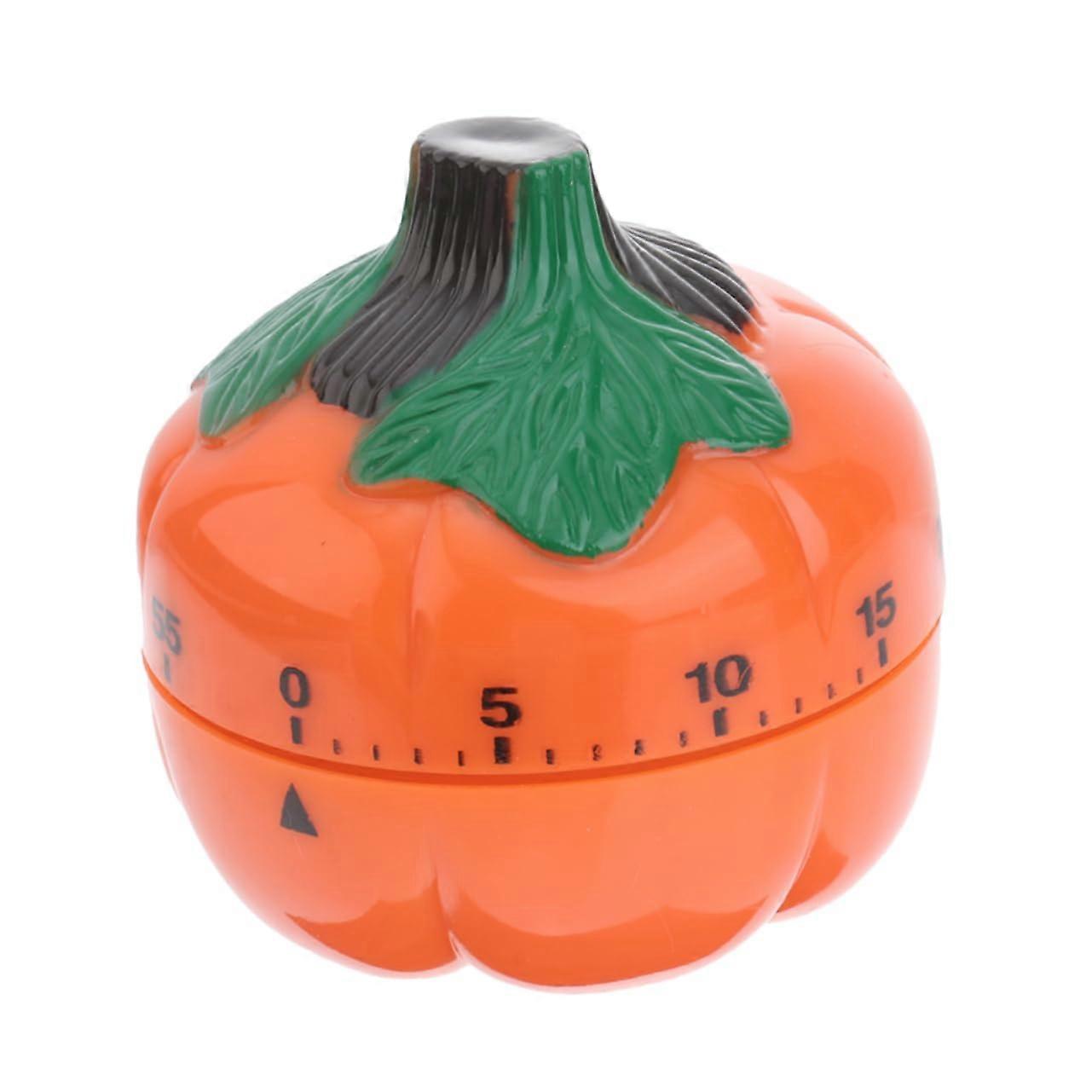 Halloween Pumpkin Kitchen Timer with Accurate Mechanical Countdown for Cooking Baking and Study