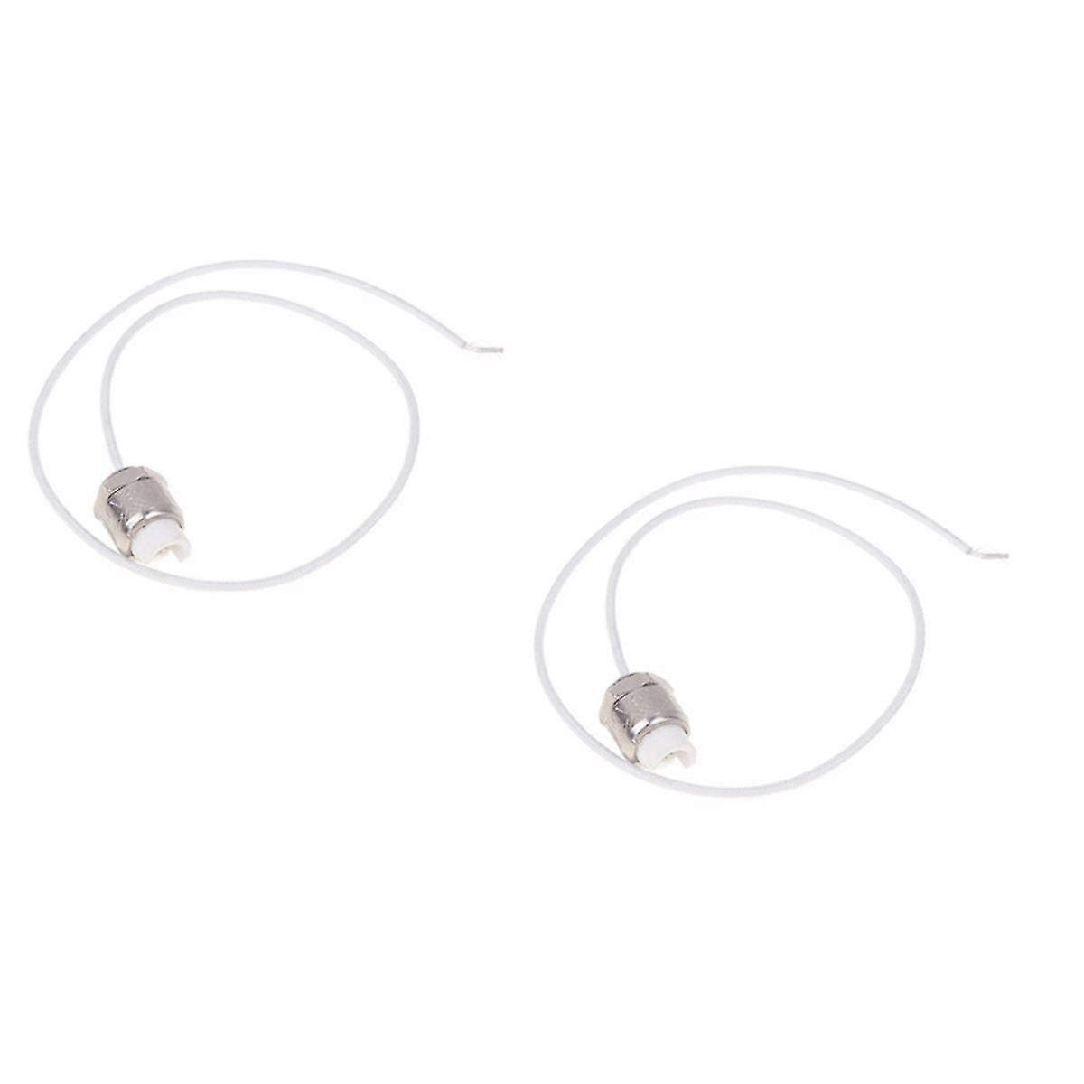 2 PCS R7S Ceramic Lamp Holder for LED/Heating Tube Testing