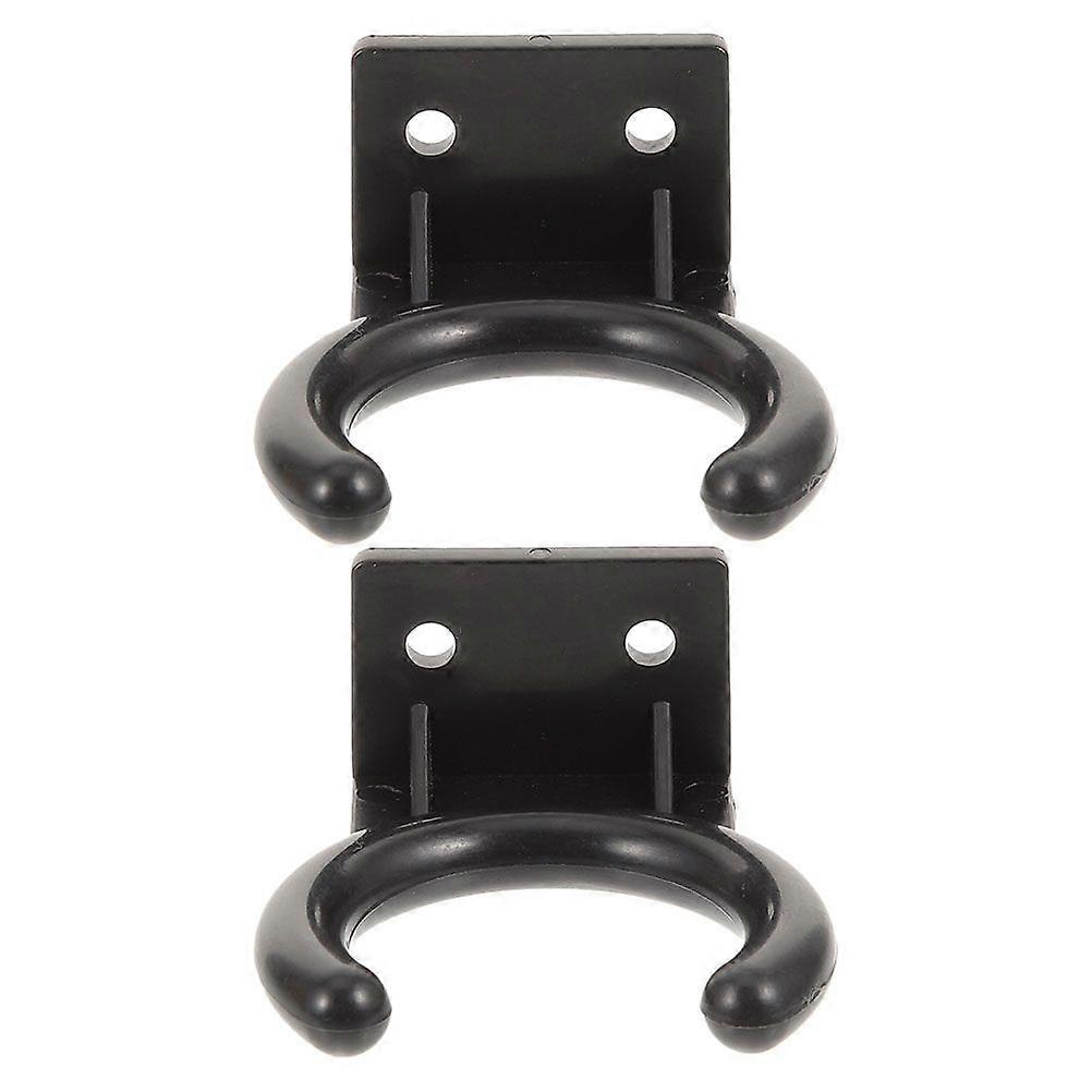 2pcs Microphone Hook Holder: Plastic Wall Mount Holder Stand Universal Microphone Hooks Portable Microphone Stand
