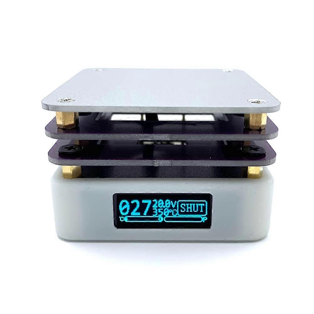 65W PCB Preheater with OLED Display, USBC Soldering Heating Plate for Fast PCB