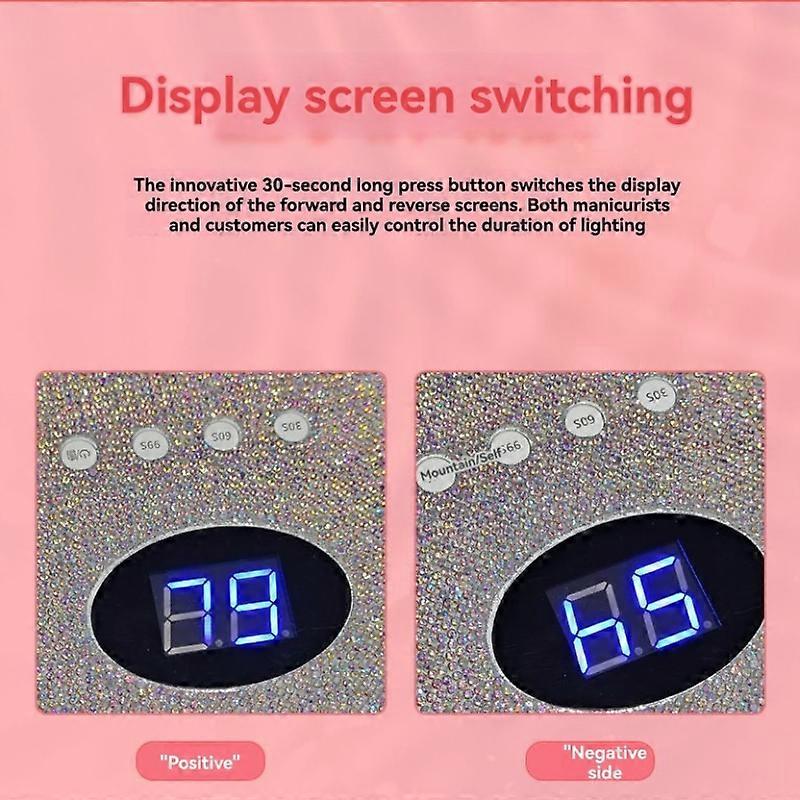 Wireless LED Nail Lamp - 30 Beads, Rechargeable Manicure Light