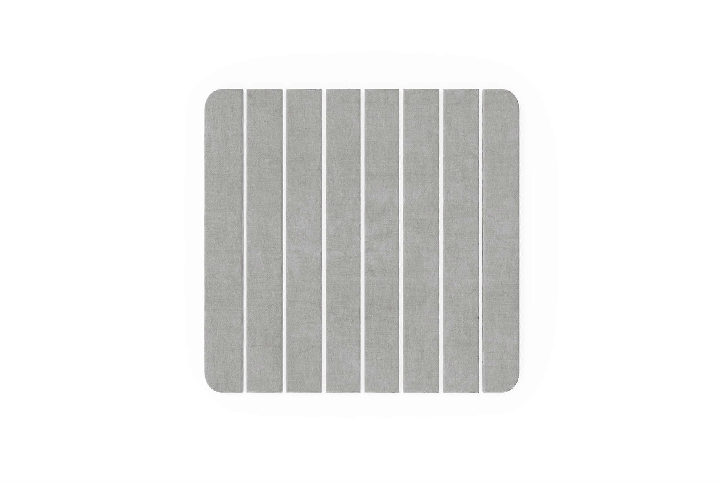 Gray Small Diatomite Stone Bath Mat 16x12 Fast Drying Absorbent for Bathroom Floor