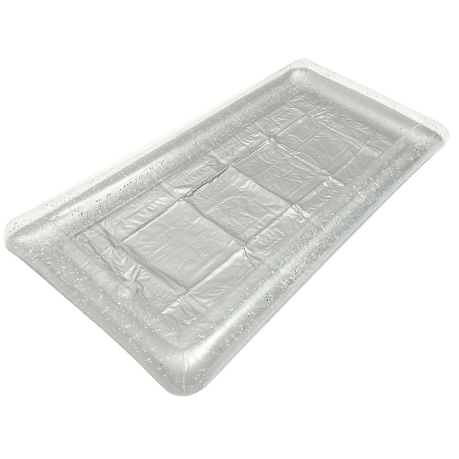 Inflatable Food Cooler Serving Tray for Buffet with Transparent PVC