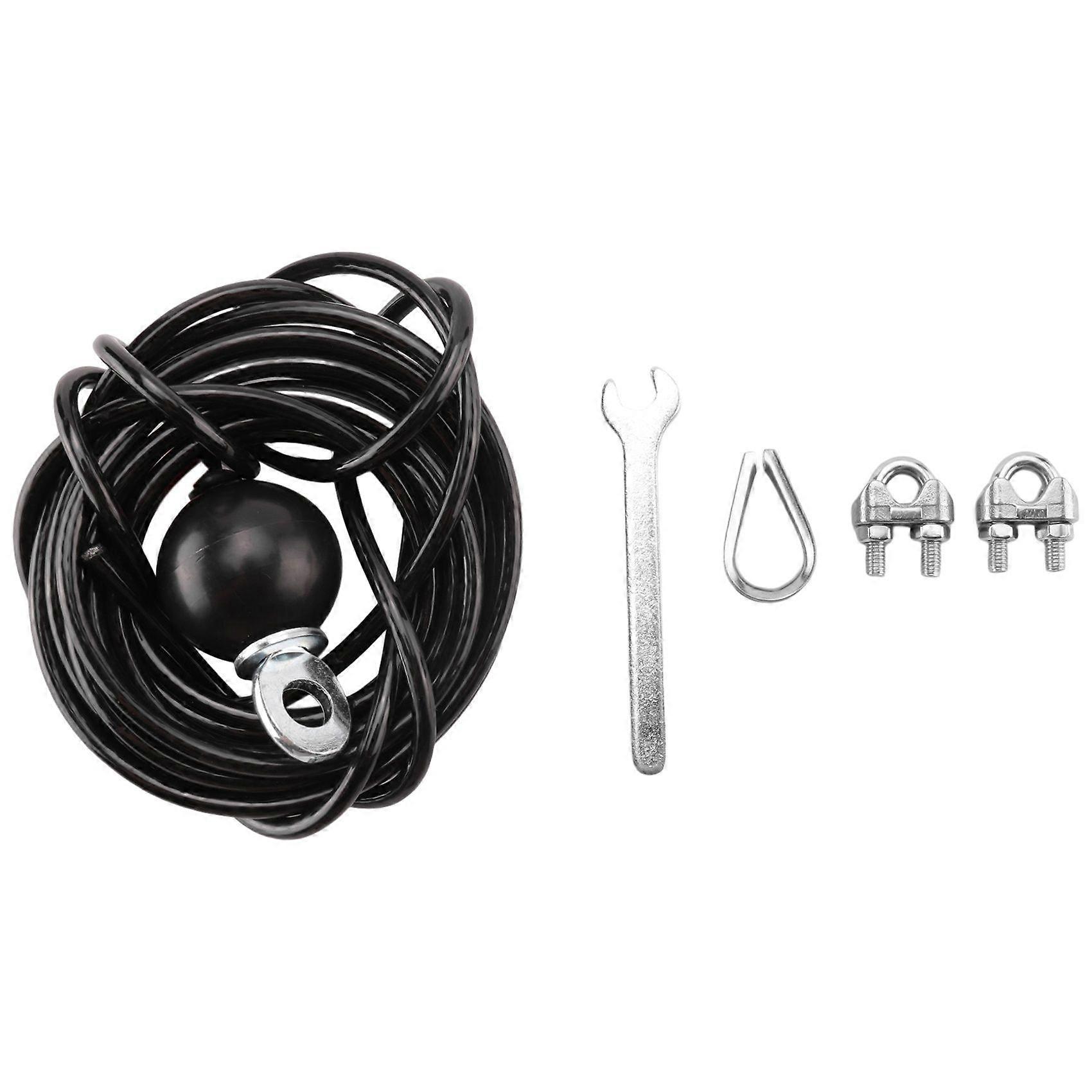 400cm Home Gym Fitness LAT Pulldown Cable Replacement, Adjustable Length for Pulley System Cable Machine