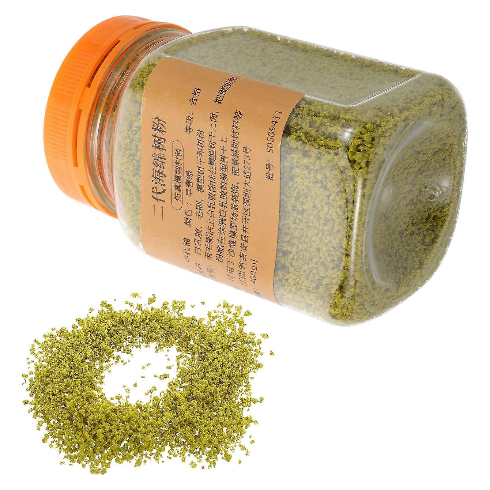 Microlandscape Decoration Sponge Tree Powder for Craft Olive Green