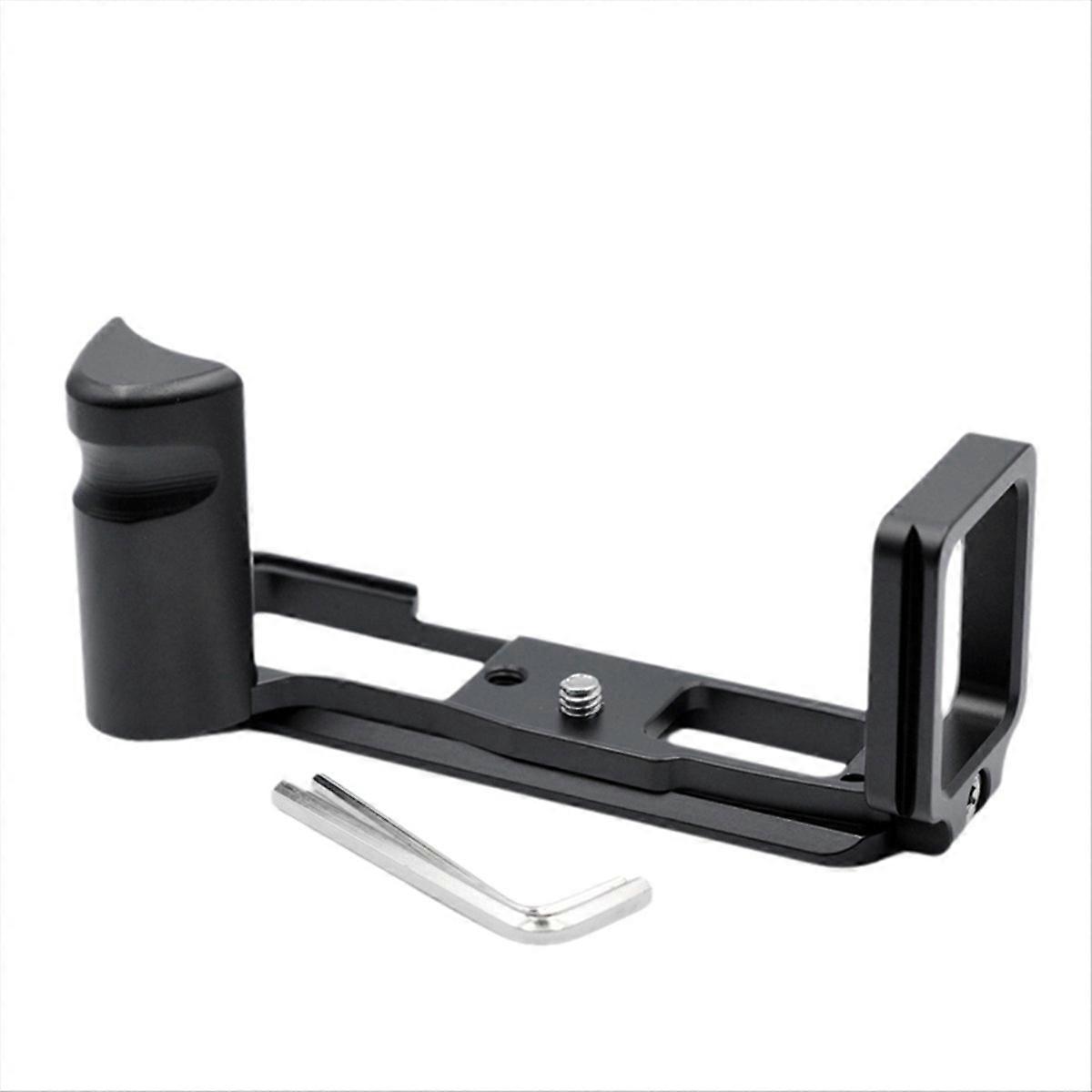 Camera L Bracket Hand Grip Quick Release Plate for E-M10IV Camera Accessories Black