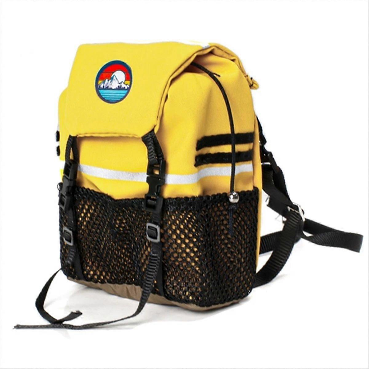 Simulation Backpack Shovel Storage Bag, Yellow bag