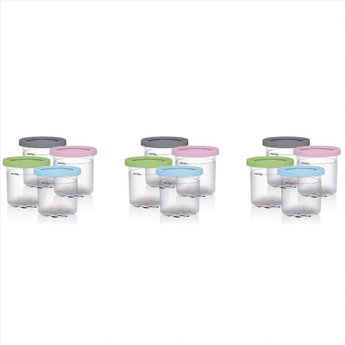 Ice Cream Pints Cup, Containers with Lids for Creami Pints