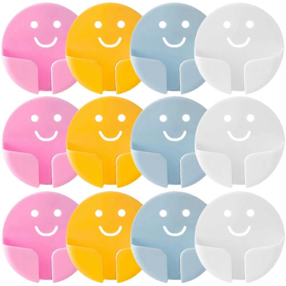 Creative Plug Holder for Hanging Plastic Power Cable Hooks with 24Pcs Quantity