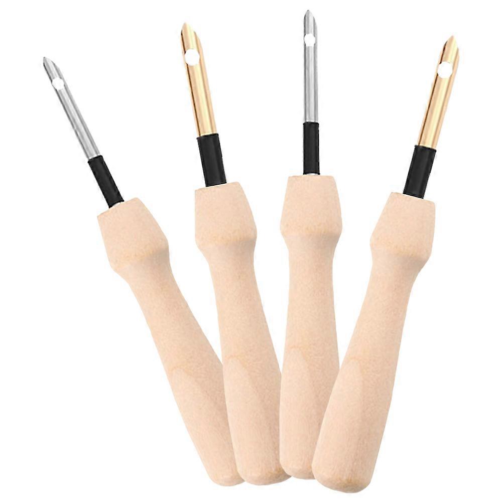 Embroidery Stitching Punch Needle for Crafts 4Pcs Sewing Tools