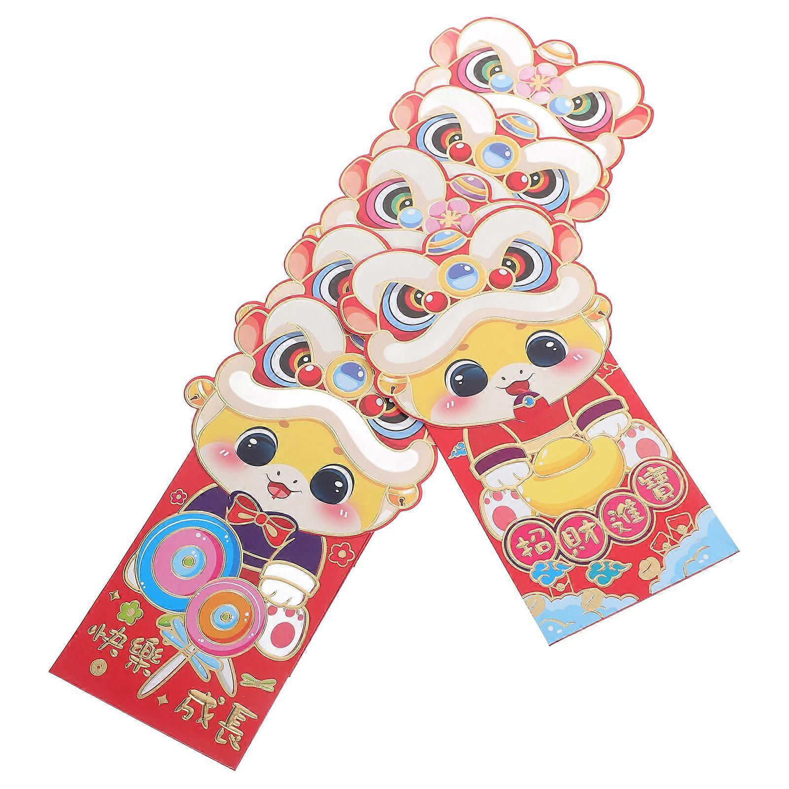 Red Envelope Traditional Paper for Storage 24Pcs Assorted Color Envelopes